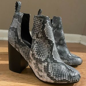 Steve Madden Snake Booties